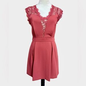 BCBGeneration Lace Inset dress